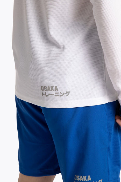 OSAKA Heren Training T-Shirt Lange Mouwen - White