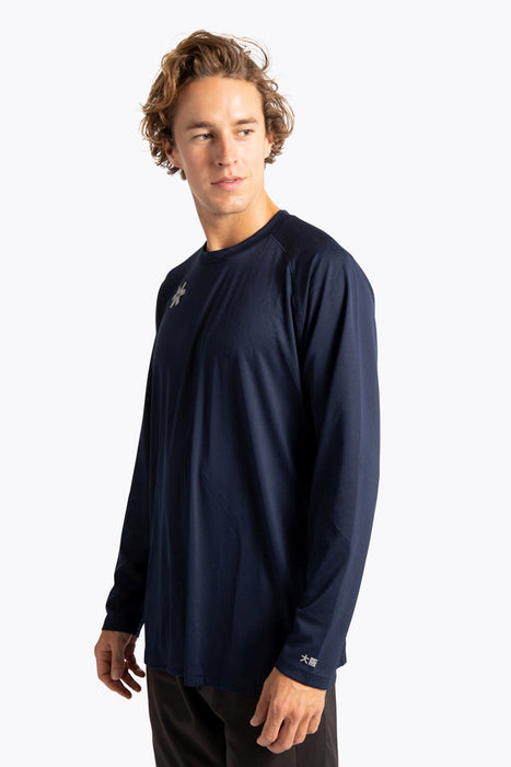 OSAKA Heren Training T-Shirt Lange Mouwen - Navy