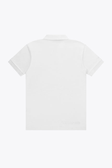 OSAKA UNISEX BASIC POLO - WHITE