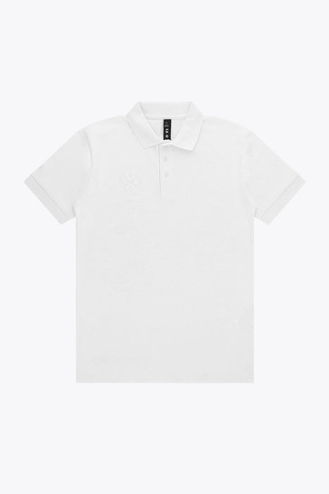 OSAKA UNISEX BASIC POLO - WHITE