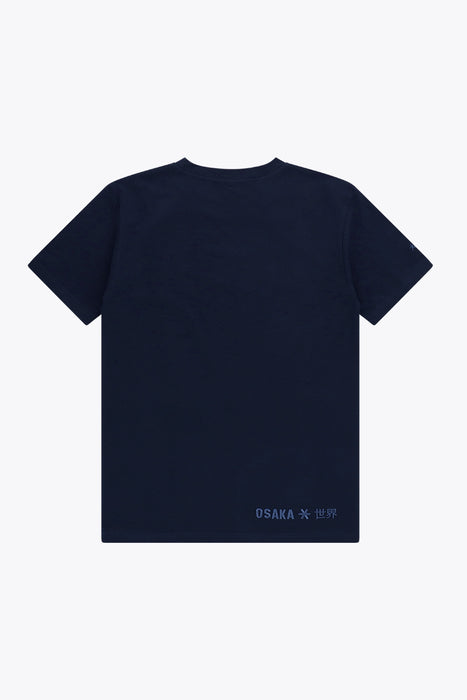 OSAKA UNISEX BASIC T-SHIRT - NAVY